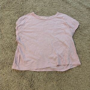 We The Free Light Purple Short Sleeve Top